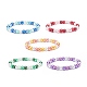 Glass Pearl Beaded Stretch Bracelet for Women(BJEW-JB08710)-1