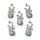 Synthetic Turquoise Pendants(FIND-TADZ0001-08AS)-1