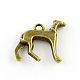 Tibetan Style Alloy Puppy Pendants(X-TIBEP-S293-003AB-LF)-2