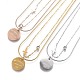 304 Stainless Steel Double Layer Necklaces(NJEW-H207-02)-1