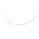 Glass Pearl Link Chain Necklace(NJEW-JN04252)-6