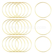 Brass Linking Rings, Golden, 30x0.7~1mm(X-EC18730MM-G)