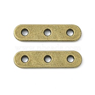 Alloy Spacer Bars, Lead Free & Cadmium Free & Nickel Free, Antique Bronze, 24x6x2mm(X-PALLOY-00406-AB-NR)