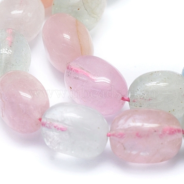 Natural Morganite Beads Strands(G-D0010-20B)-3