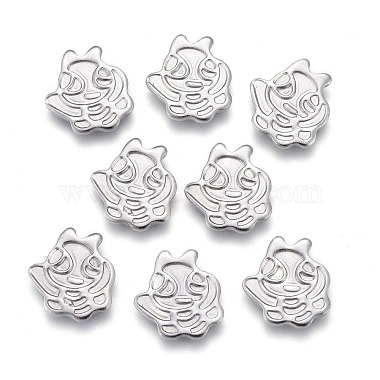 8mm Stainless Steel Color Others Stainless Steel Cabochons