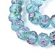 Handmade Luminous Lampwork Beads Strands(LAMP-N037-01E)-4