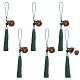 Rosewood Bell Pendants Decorations(HJEW-WH0039-31)-1