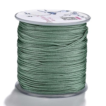Nylon Threads, Pale Green, 1mm, about 109.3yards/roll(100m/roll)