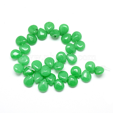Natural White Jade Pendant Beads Strands(G-T005-11)-2