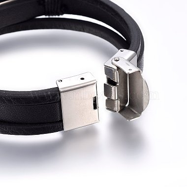Leather Cord Multi-strand Bracelets(BJEW-G603-35P)-3
