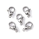 304 Stainless Steel Lobster Claw Clasps(STAS-M262-01-12mm)-3