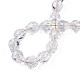 Transparent Crackle Glass Beads Strands(GLAA-N051-03)-4