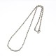 Fashionable 304 Stainless Steel Rope Chain Necklace Making(STAS-A028-N052P)-1