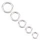 unicraftale 5pcs 5 styles 304 anneaux de portail à ressort en acier inoxydable(STAS-UN0040-95)-1