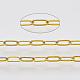 Brass Paperclip Chains(X-CHC-S008-001D-G)-2