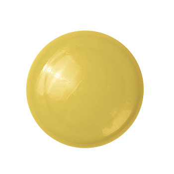 Office Magnets, Round Refrigerator Magnets, for Whiteboards, Lockers & Fridge, Yellow, 29x9.5mm