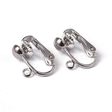 Platinum Iron Earring Components