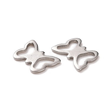 Filigree 304 Stainless Steel Butterfly Charms(STAS-N025-07)-3