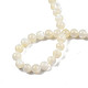 brins de perles de coquillage blanc naturel(X-SSHEL-N003-144D-01)-4