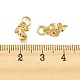 Brass Micro Pave Red Cubic Zirconia Ice Pick Pinch Bails(KK-H452-35KCG-02)-3