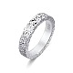 925 Sterling Silver with Micro Pave Cubic Zirconia Rings(UR9456-19)-1