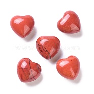 Natural Red Jasper Heart Love Stone, Pocket Palm Stone for Reiki Balancing, 15x15x9.5mm(G-F708-01)