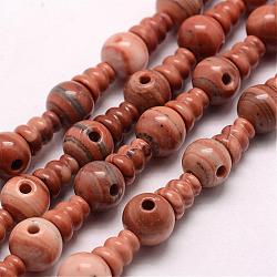 Natural Malachite 3-Hole Guru Beads Strands, T-Drilled Beads, for Buddhist Jewelry Making, 18mm, Hole: 2~3mm; 2pcs/set, 10sets/strand, 7inches(18cm)(G-J365-11)