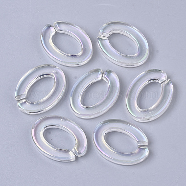 Clear AB Oval Acrylic Quick Link Connectors