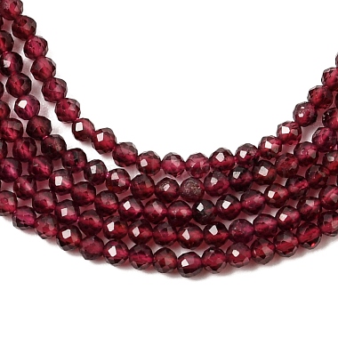 Natural Garnet Beads Strands(G-J002-20)-4