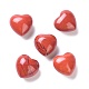 Natural Red Jasper Heart Love Stone(G-F708-01)-1