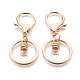 Alloy Keychain Clasp Findings(X-IFIN-F151-02G)-2