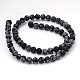 Natural Snowflake Obsidian Gemstone Beads(G-J338-03-6mm)-2
