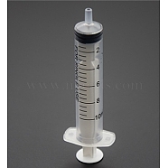 Screw Type Hand Push Glue Dispensing Syringe(without needle), Clear, 104x31.5~32x16.5mm, Capacity: 10ml(TOOL-WH0079-11G)