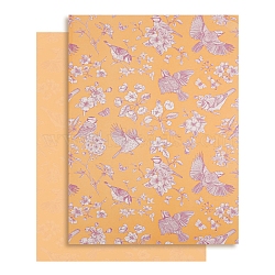 Waterproof Wrapping Paper, Flower Bouquet Wrapping Craft Paper, Wedding Party Decoration, Rectangle, Medium Orchid, 520x380mm, 10pcs/set(PW-WG9B6BF-03)