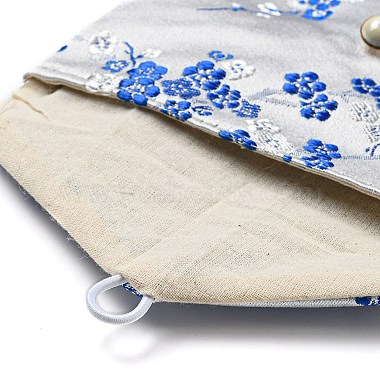 мешочки для хранения ювелирных изделий из цветочной ткани в китайском стиле(AJEW-D065-01C-06)-3