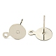 Messing Ohrstecker Erkenntnisse(KK-K225-02B-P)-2