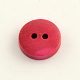 2-Hole Dyed Wooden Buttons(BUTT-R031-036)-3