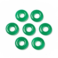 Natural Malasia Jade Linking Rings, Dyed, Round Ring, 17.5~18x3.5mm, Inner Diameter: 7.5~8mm(G-G994-E02-01)