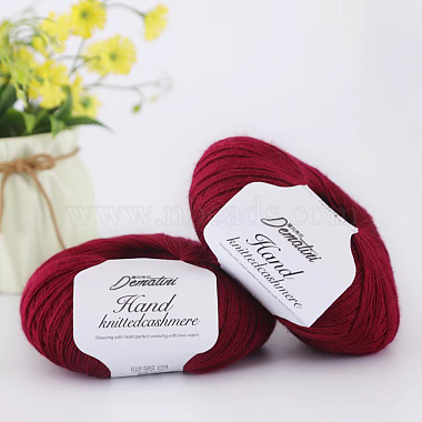 Dark Red Wool Thread & Cord