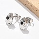 304 boucles d'oreilles en inox(EJEW-F361-08P)-4