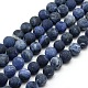 Frosted Natural Sodalite Round Bead Strands(G-M064-10mm-01)-1