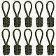 10Pcs Polyester Braided Replacement Zipper Puller Tabs(FIND-GF0003-50A)-1