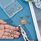 Beebeecraft 8Pcs 4 Style Brass Stud Earring Findings(DIY-BBC0001-05)-3