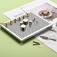 DIY Wire Jig Kit, Aluminum, Jewelry Making Tools, Platinum, 14x11.4x1.3cm(TOOL-L014-01)