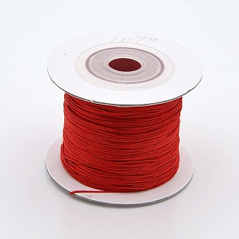Nylon Thread, Red, 0.4mm, about 109.36 yards(100m)/roll