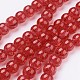 Spray Painted Crackle Glass Beads Strands(CCG-Q001-10mm-13)-1