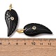 Natural Obsidian Pendants(GG-CBA51ED-02G-07)-2