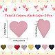 16Pcs 8 Colors PU Leather Bookmarks(AJEW-GF0007-08)-2