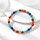 Chakra Natural Mixed Gemstone Beads Stretch Bracelets for Women(BJEW-JB12607-02)-2