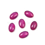 Lab Grown Red Corundum Cabochons, Oval, 6x4x2mm(G-B166-02A)